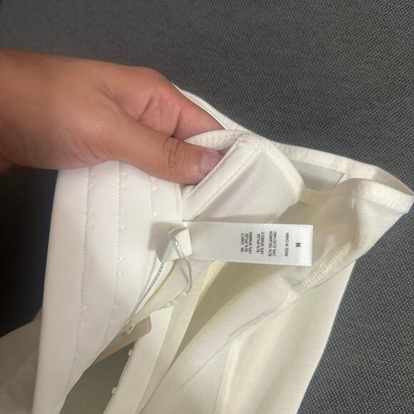 SKIMS Size Medium Marble White Corset Power Mesh Waist Trainer NWT - Picture 7 of 9